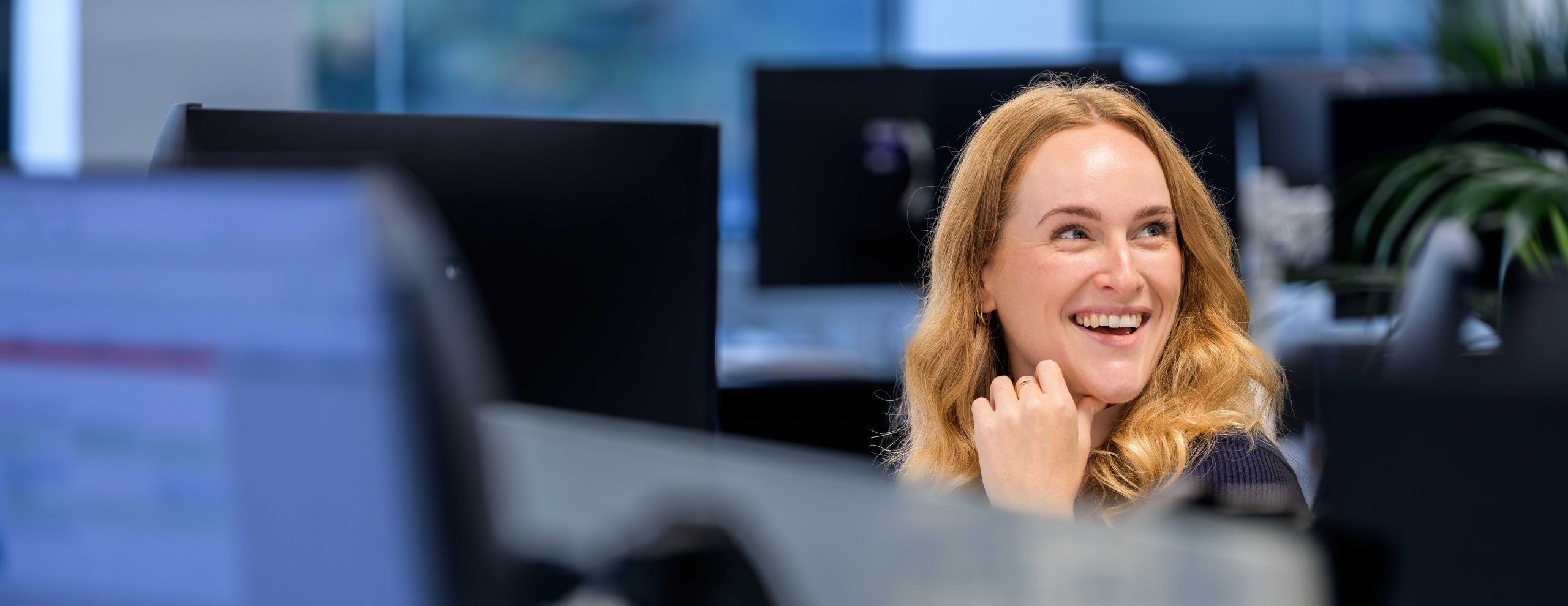 Air IT colleague in the office